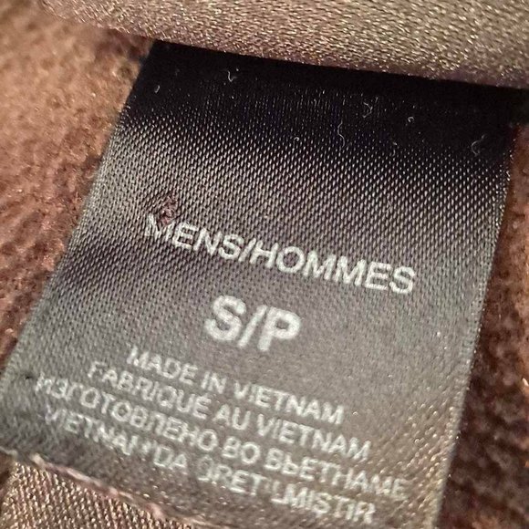 The North Face Men's Fleece Jacket Brown Quarter Z - Picture 6 of 7